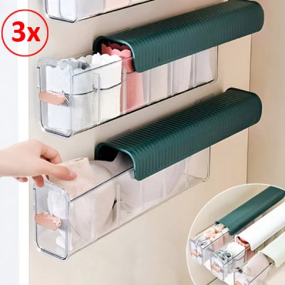 Könnyen tapadós tárolórendezők (3 csomag) | ORGABIN