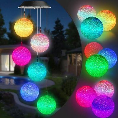 Napelemes LED-es függőlámpa | AURAWIND