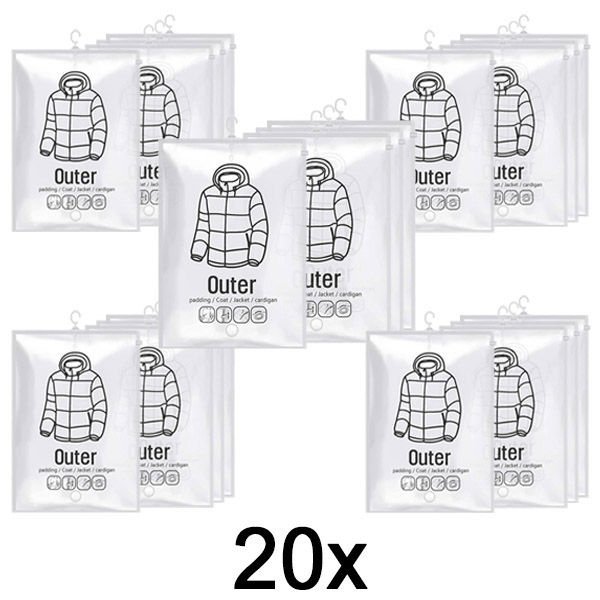 5x Akasztós vákuumtároló zsákok (4 darab) | VACUHANG